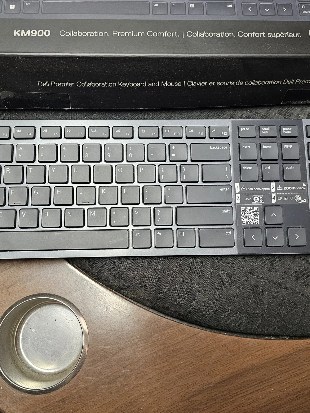 Dell KM900 Premier Wireless Collaboration Keyboard and Mouse Set - Gray